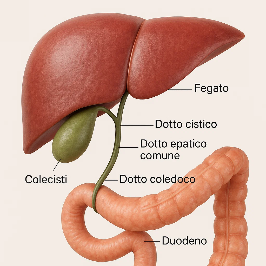 Rappresentazione grafica della colecisti