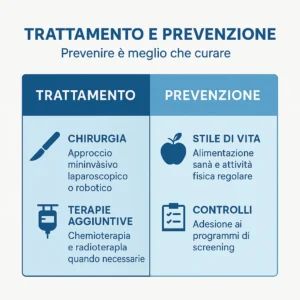 Trattamento e prevenzione del tumore al colon